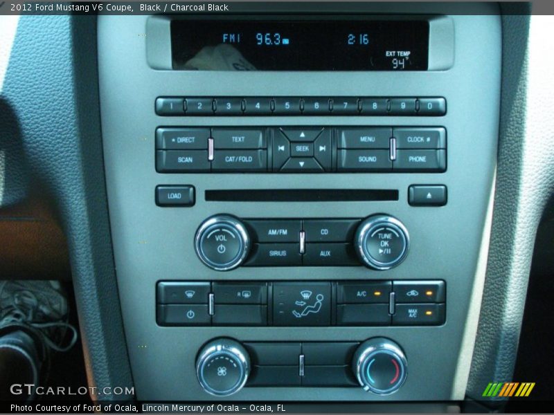 Black / Charcoal Black 2012 Ford Mustang V6 Coupe