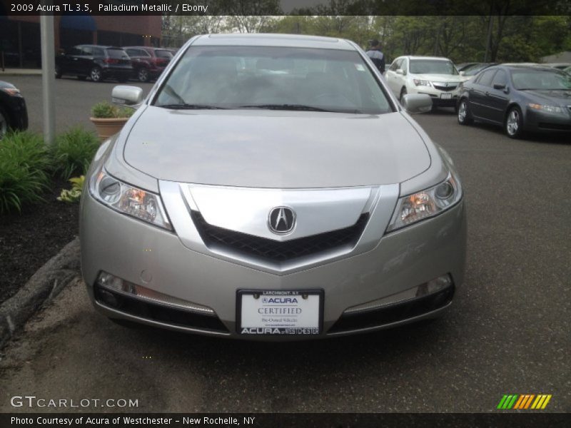 Palladium Metallic / Ebony 2009 Acura TL 3.5