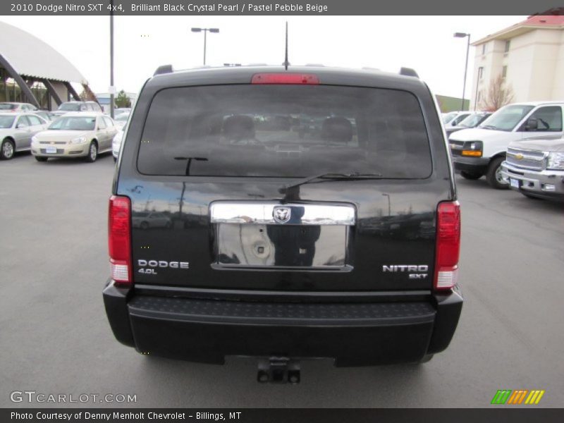 Brilliant Black Crystal Pearl / Pastel Pebble Beige 2010 Dodge Nitro SXT 4x4