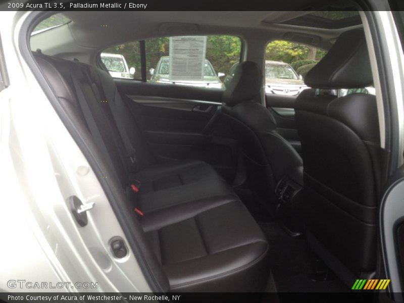 Palladium Metallic / Ebony 2009 Acura TL 3.5