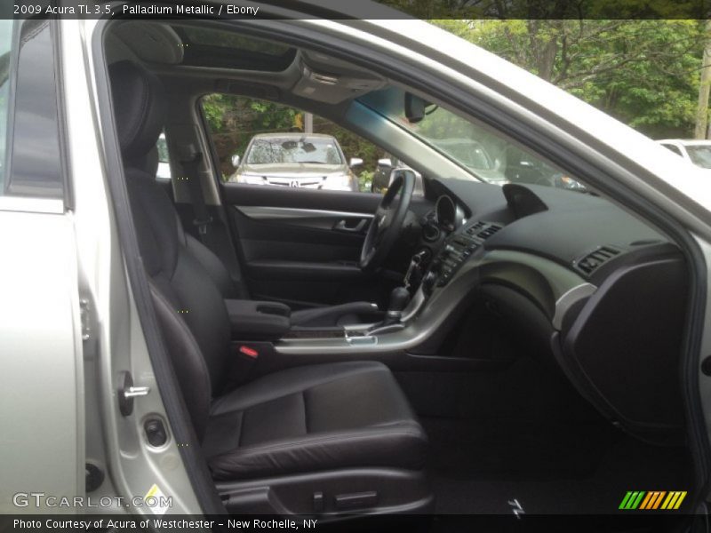 Palladium Metallic / Ebony 2009 Acura TL 3.5