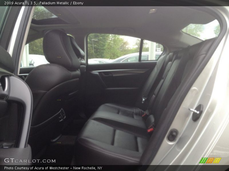 Palladium Metallic / Ebony 2009 Acura TL 3.5