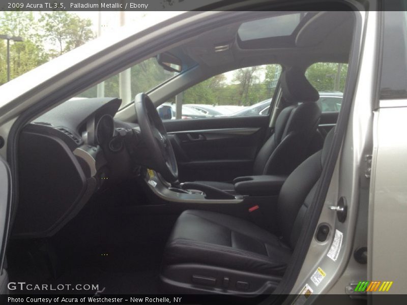 Palladium Metallic / Ebony 2009 Acura TL 3.5