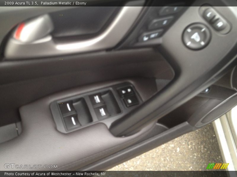 Palladium Metallic / Ebony 2009 Acura TL 3.5