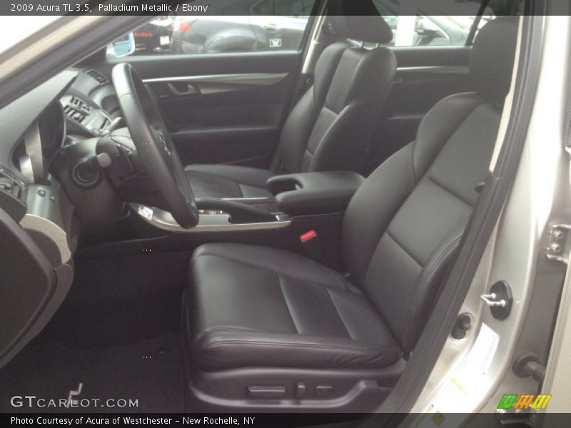 Palladium Metallic / Ebony 2009 Acura TL 3.5