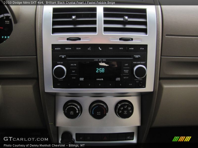 Brilliant Black Crystal Pearl / Pastel Pebble Beige 2010 Dodge Nitro SXT 4x4