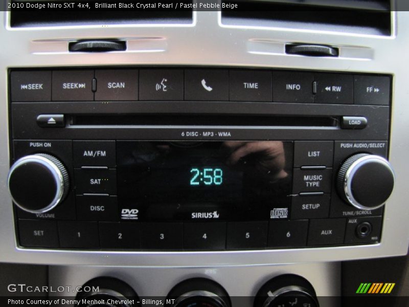 Brilliant Black Crystal Pearl / Pastel Pebble Beige 2010 Dodge Nitro SXT 4x4