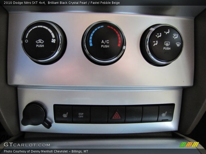 Brilliant Black Crystal Pearl / Pastel Pebble Beige 2010 Dodge Nitro SXT 4x4