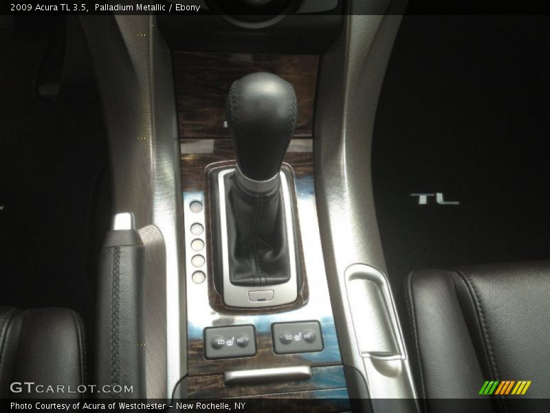 Palladium Metallic / Ebony 2009 Acura TL 3.5