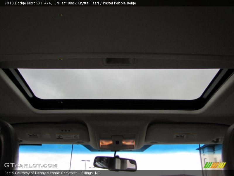 Brilliant Black Crystal Pearl / Pastel Pebble Beige 2010 Dodge Nitro SXT 4x4