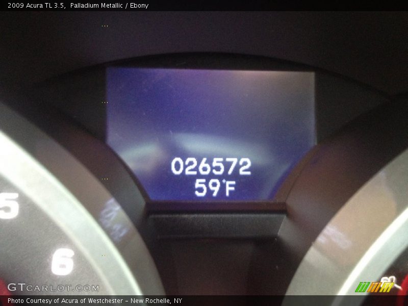 Palladium Metallic / Ebony 2009 Acura TL 3.5