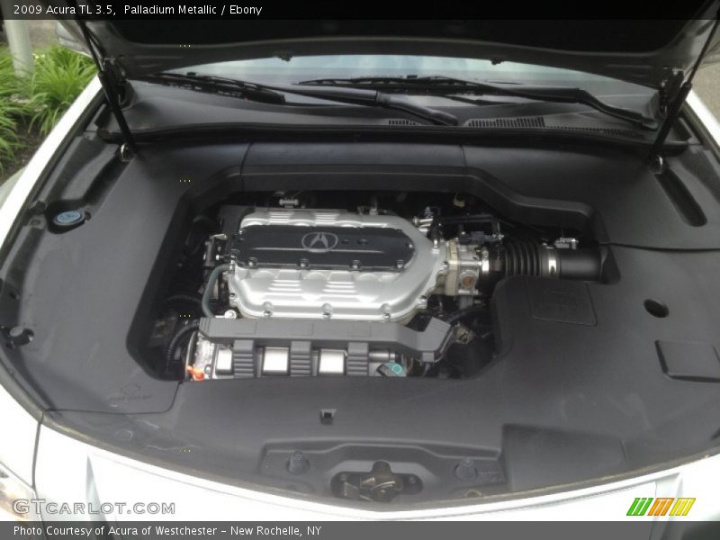 Palladium Metallic / Ebony 2009 Acura TL 3.5