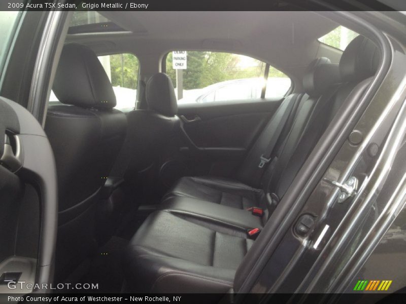 Grigio Metallic / Ebony 2009 Acura TSX Sedan