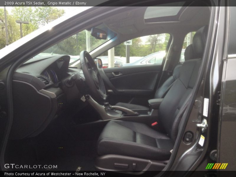 Grigio Metallic / Ebony 2009 Acura TSX Sedan