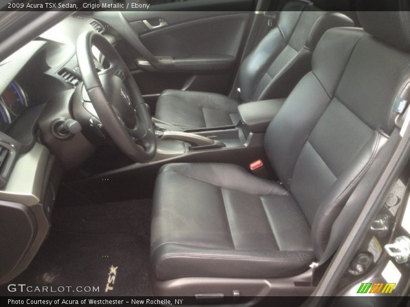 Grigio Metallic / Ebony 2009 Acura TSX Sedan