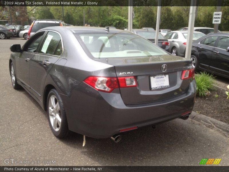 Polished Metal Metallic / Ebony 2009 Acura TSX Sedan