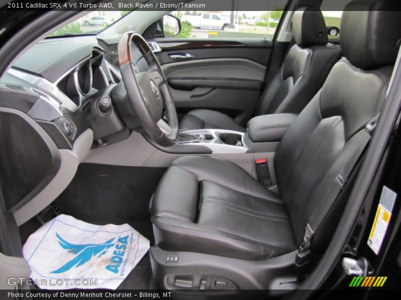  2011 SRX 4 V6 Turbo AWD Ebony/Titanium Interior