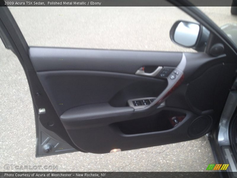Polished Metal Metallic / Ebony 2009 Acura TSX Sedan