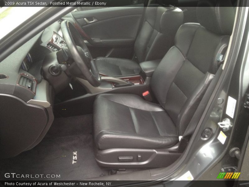 Polished Metal Metallic / Ebony 2009 Acura TSX Sedan