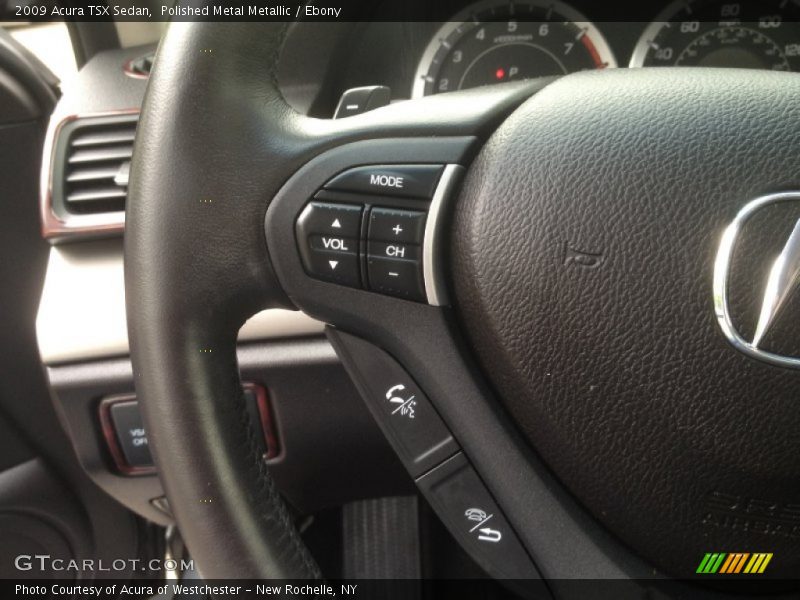 Polished Metal Metallic / Ebony 2009 Acura TSX Sedan