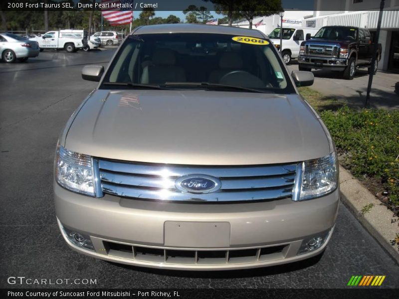 Dune Pearl Metallic / Camel 2008 Ford Taurus SEL