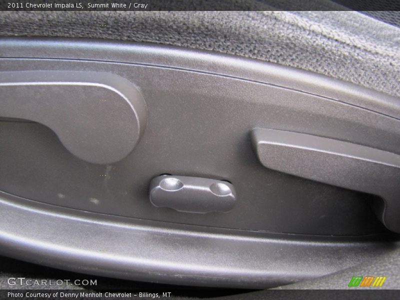 Summit White / Gray 2011 Chevrolet Impala LS