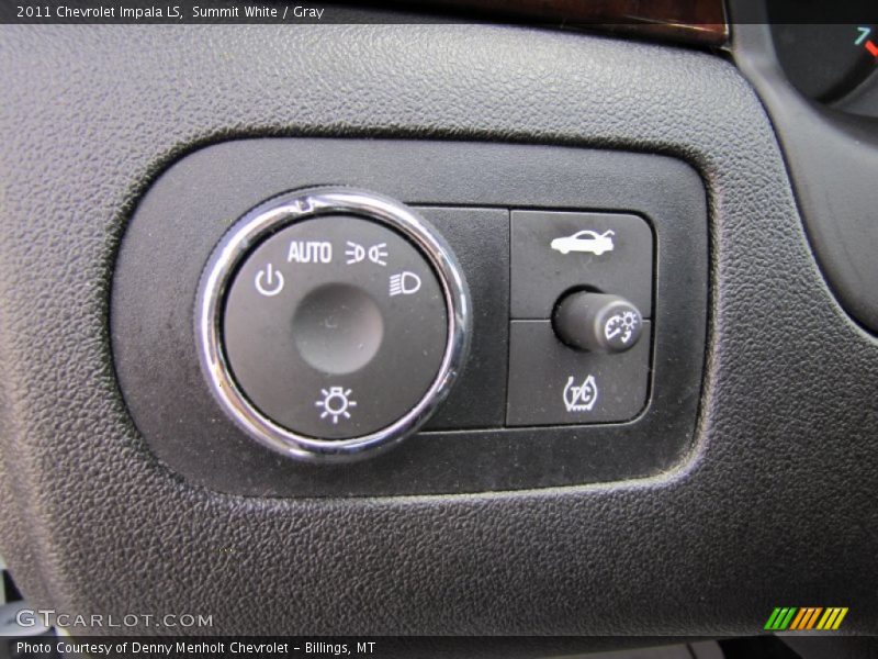 Summit White / Gray 2011 Chevrolet Impala LS