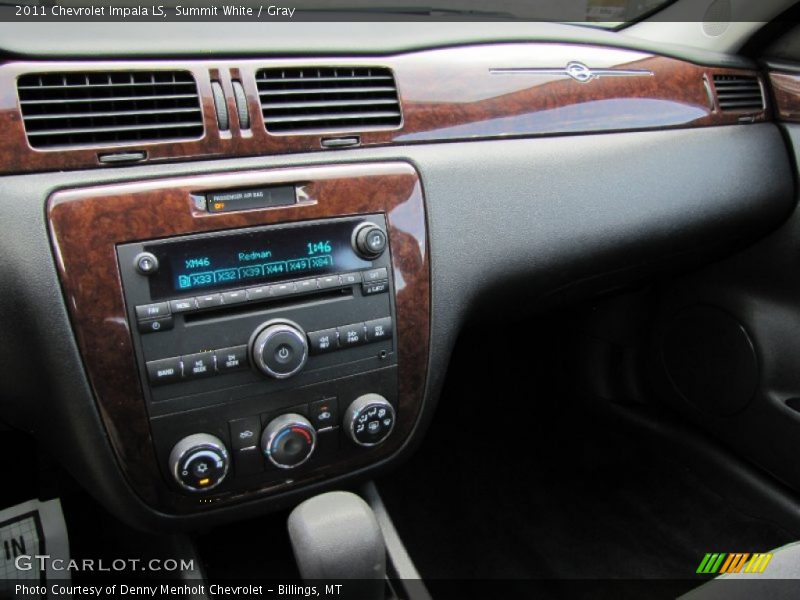 Summit White / Gray 2011 Chevrolet Impala LS