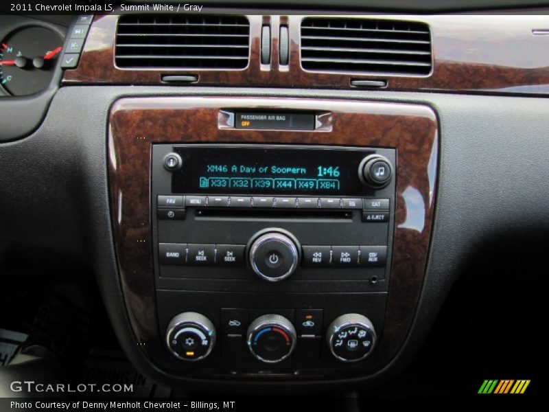 Summit White / Gray 2011 Chevrolet Impala LS