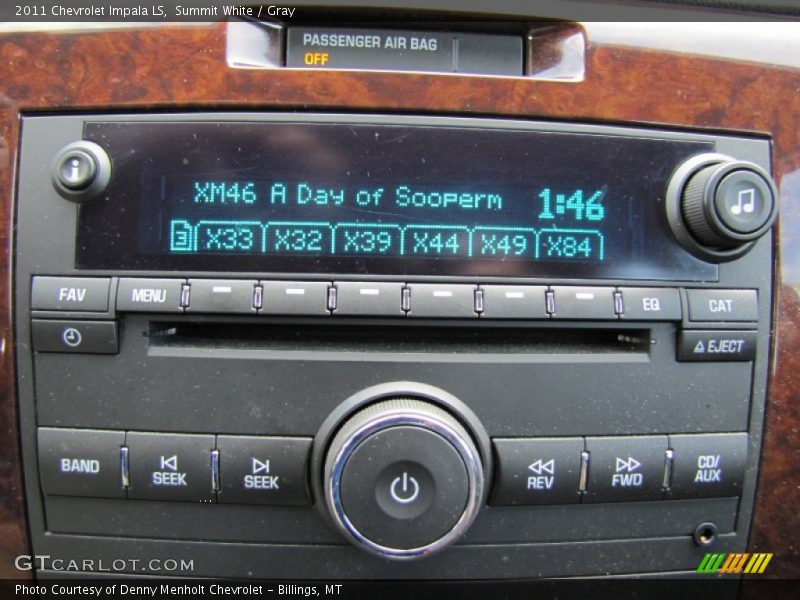 Summit White / Gray 2011 Chevrolet Impala LS