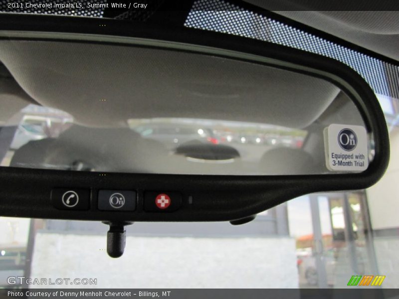 Summit White / Gray 2011 Chevrolet Impala LS