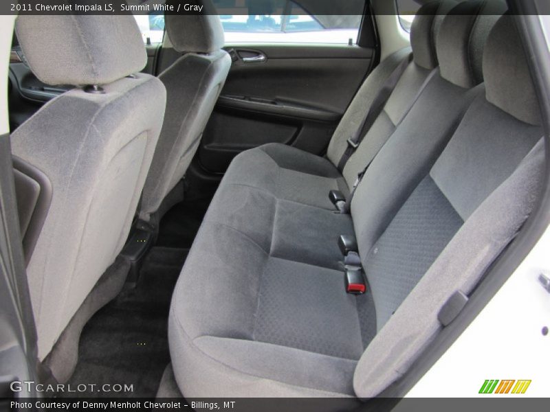 Summit White / Gray 2011 Chevrolet Impala LS
