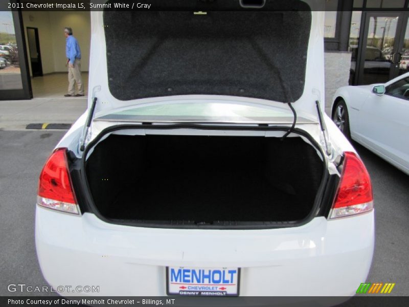 Summit White / Gray 2011 Chevrolet Impala LS