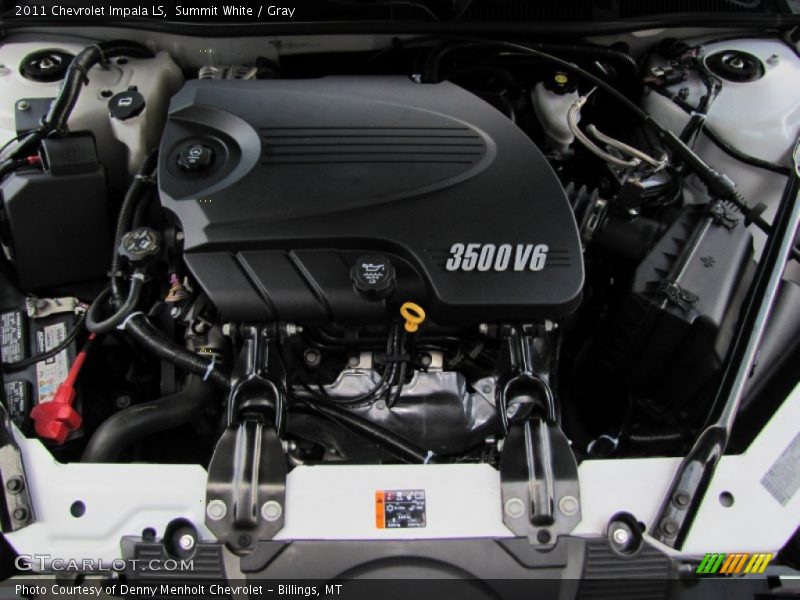 Summit White / Gray 2011 Chevrolet Impala LS
