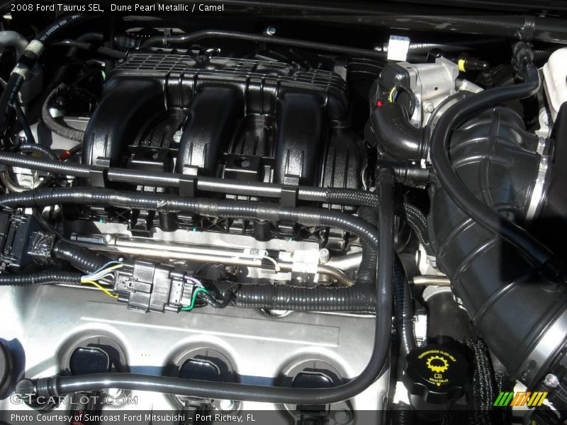 Dune Pearl Metallic / Camel 2008 Ford Taurus SEL