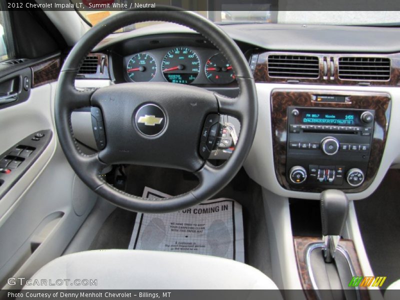 Summit White / Neutral 2012 Chevrolet Impala LT