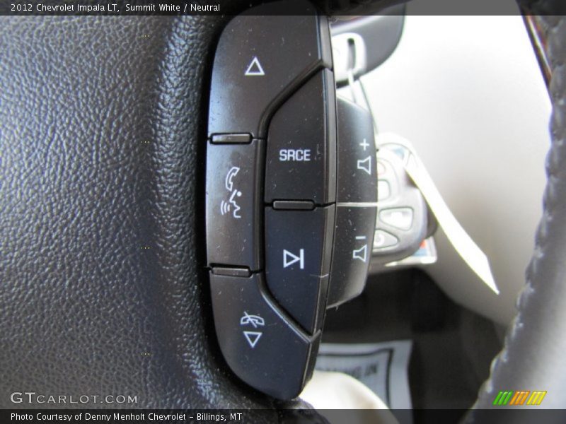 Summit White / Neutral 2012 Chevrolet Impala LT