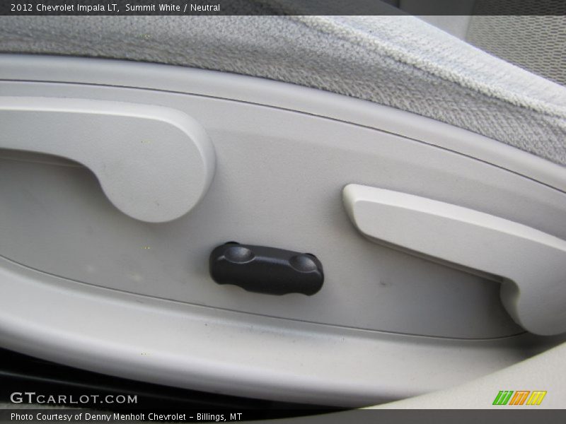 Summit White / Neutral 2012 Chevrolet Impala LT