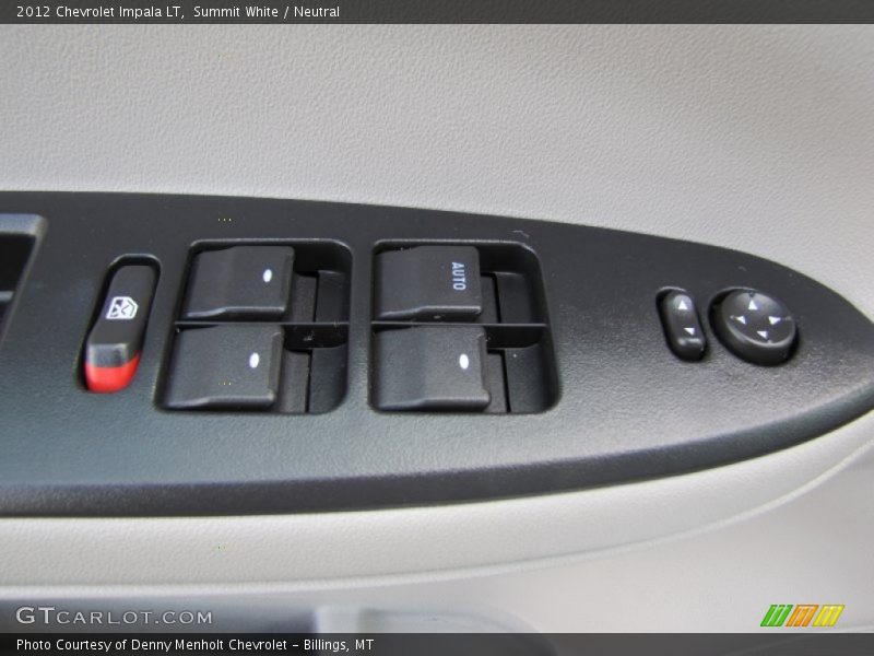 Summit White / Neutral 2012 Chevrolet Impala LT