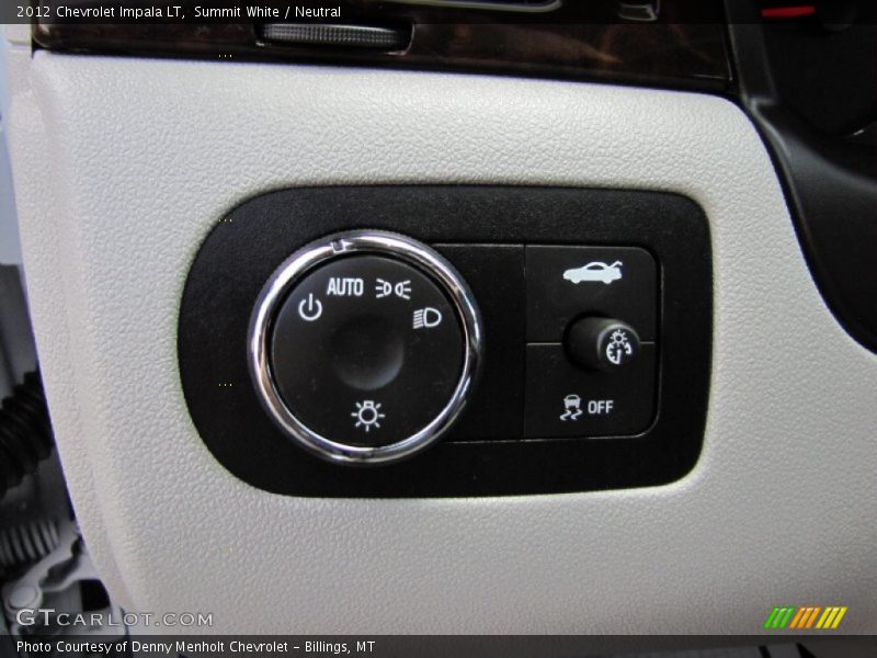 Summit White / Neutral 2012 Chevrolet Impala LT