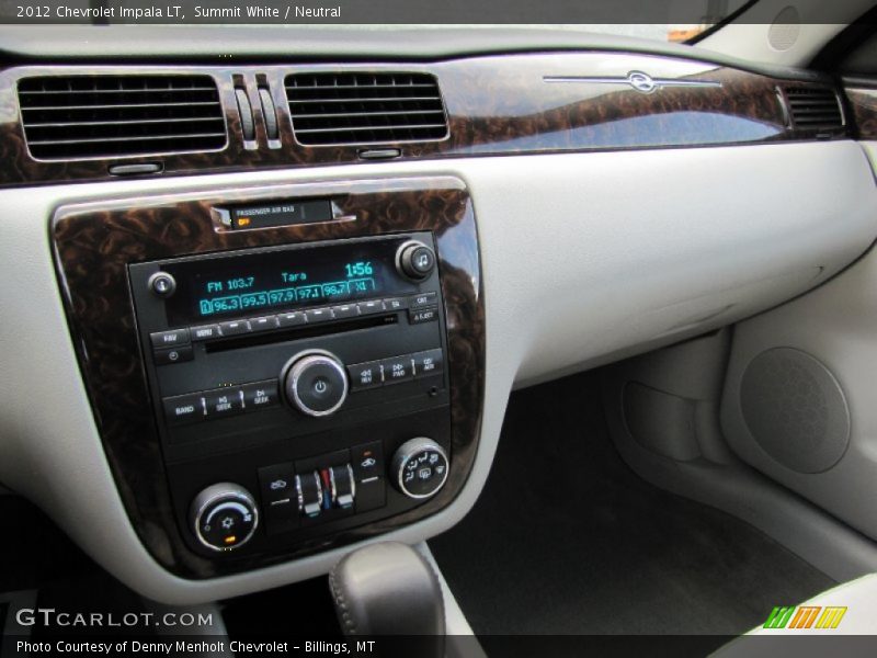 Summit White / Neutral 2012 Chevrolet Impala LT