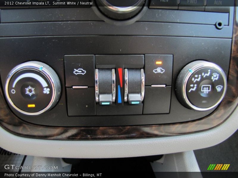 Summit White / Neutral 2012 Chevrolet Impala LT