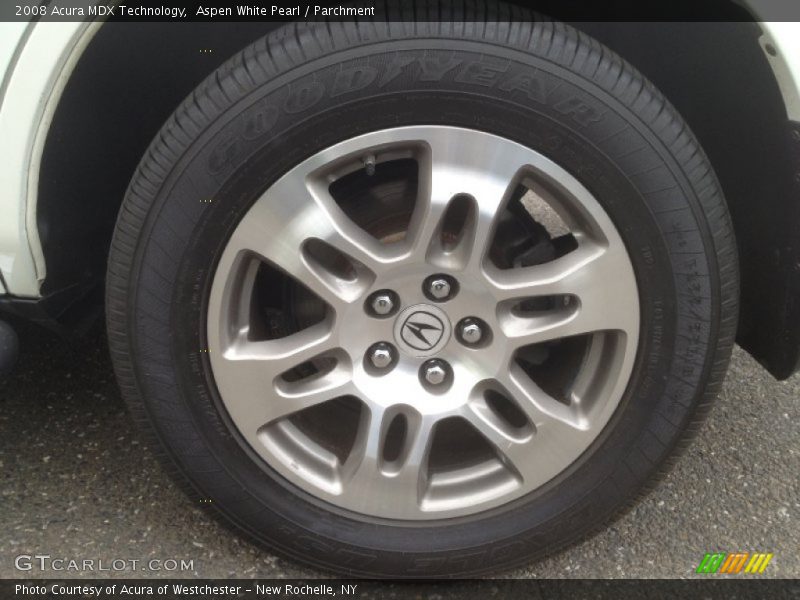 Aspen White Pearl / Parchment 2008 Acura MDX Technology
