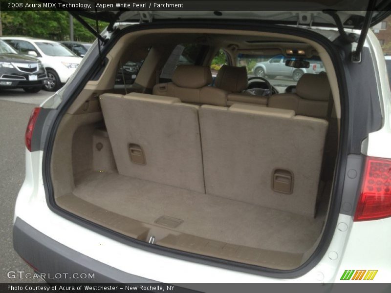 Aspen White Pearl / Parchment 2008 Acura MDX Technology