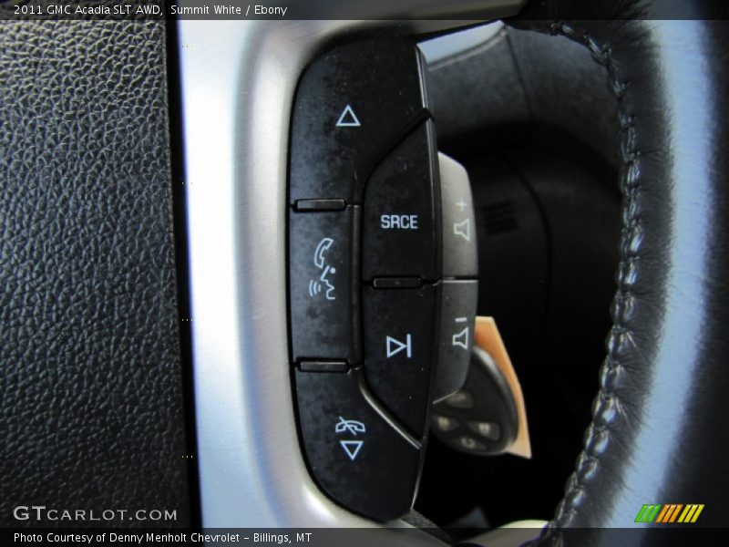 Summit White / Ebony 2011 GMC Acadia SLT AWD