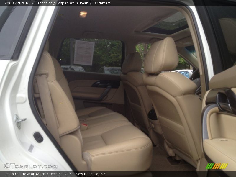 Aspen White Pearl / Parchment 2008 Acura MDX Technology