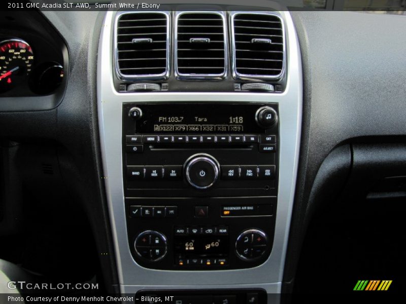 Summit White / Ebony 2011 GMC Acadia SLT AWD