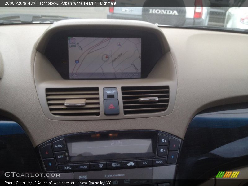 Aspen White Pearl / Parchment 2008 Acura MDX Technology