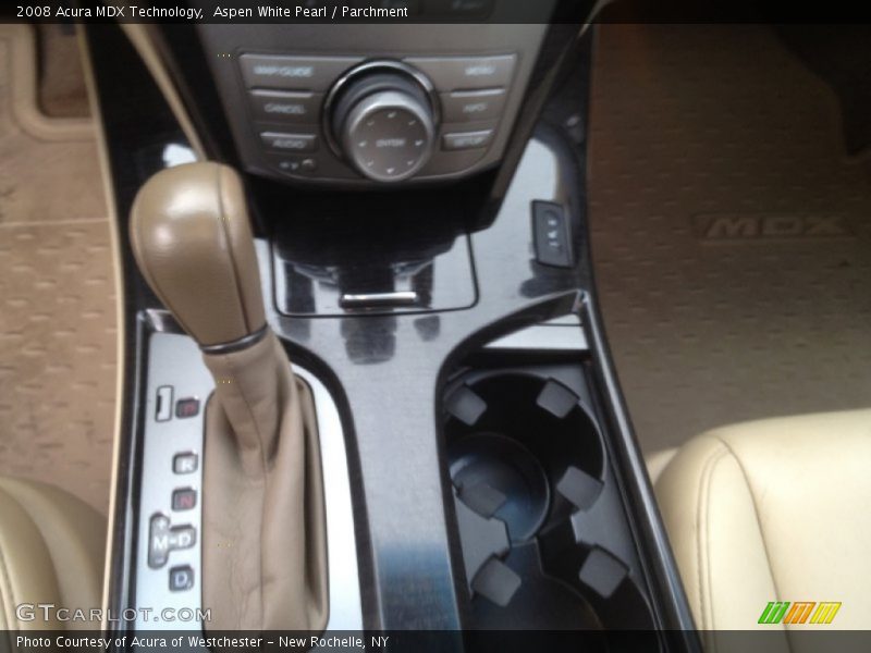 Aspen White Pearl / Parchment 2008 Acura MDX Technology