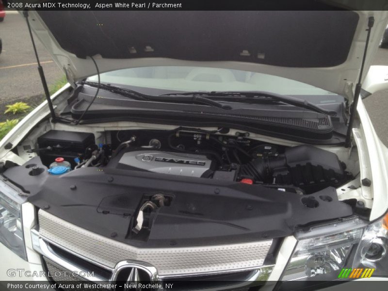 Aspen White Pearl / Parchment 2008 Acura MDX Technology
